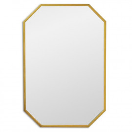 Зеркало восьмиугольное в золотой раме Stilig M Gold (Стилиг) Smal 65*97 см 