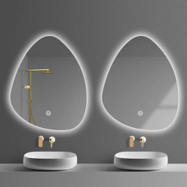 Зеркало-капля со светодиодной LED-подсветкой Верано-3 